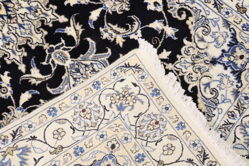 Perserteppich - Nain - 200 x 120 cm - dunkelblau