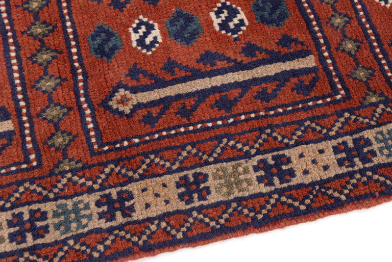 Läufer Perser - Nomadic - 195 x 60 cm - dunkelrot