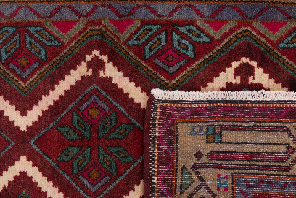 Läufer Perser - Nomadic - 260 x 87 cm - rost