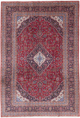 Perserteppich - Keshan - 355 x 240 cm - rot