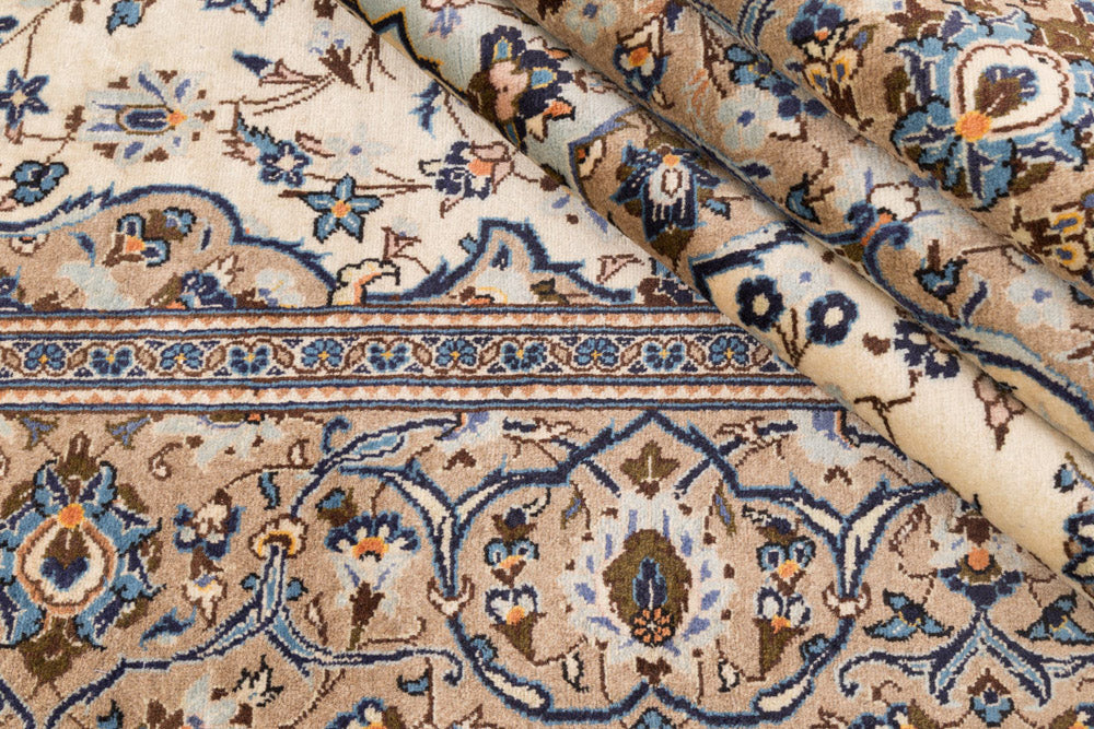 Perserteppich - Keshan - 330 x 198 cm - creme