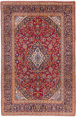 Perserteppich - Keshan - 320 x 208 cm - rot