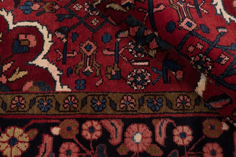 Perserteppich - Nomadic - 200 x 150 cm - dunkelrot