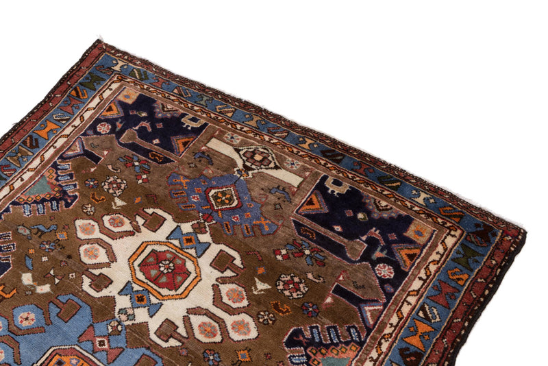 Perserteppich - Nomadic - 190 x 135 cm - mehrfarbig