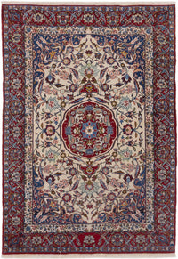 Perserteppich - Isfahan - Premium - 207 x 148 cm - creme