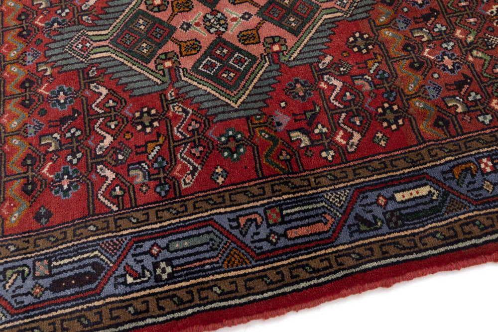 Perserteppich - Nomadic - 130 x 80 cm - dunkelrot