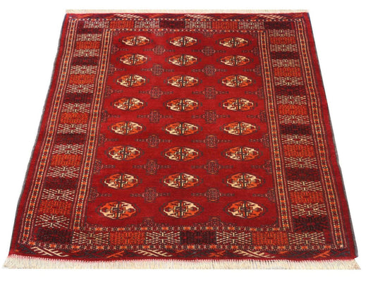 Tapis Turkaman - 144 x 110 cm - rouge