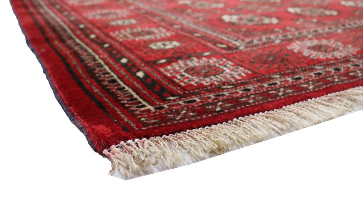 Tapis afghan - 154 x 114 cm - rouge