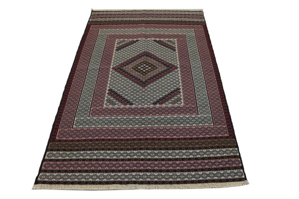 Tapis Kelim - Oriental - 205 x 129 cm - bleu