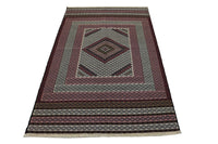 Tapis Kelim - Oriental - 205 x 129 cm - bleu