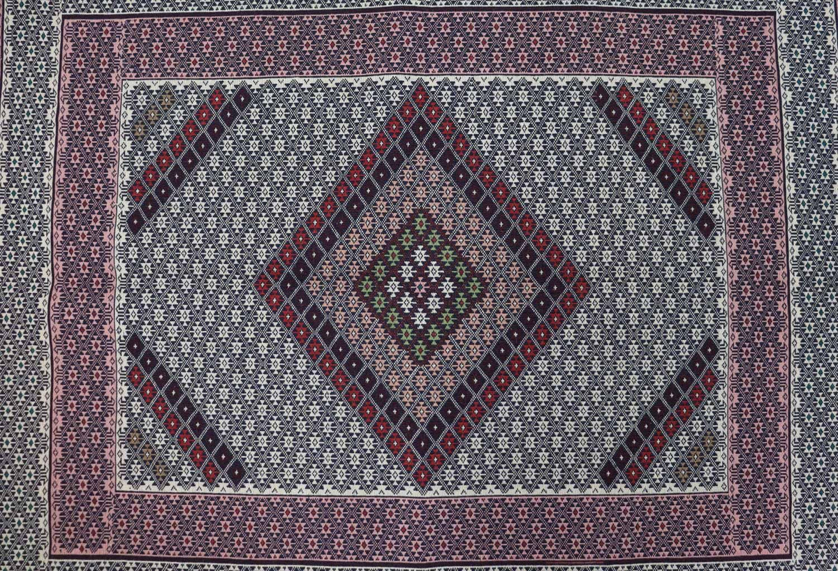 Tapis Kelim - Oriental - 205 x 129 cm - bleu