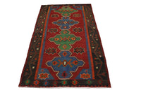 Tapis Kelim - Oriental - 284 x 165 cm - rouge