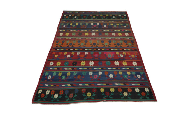 Tapis Kelim - Oriental - 244 x 174 cm - multicolore