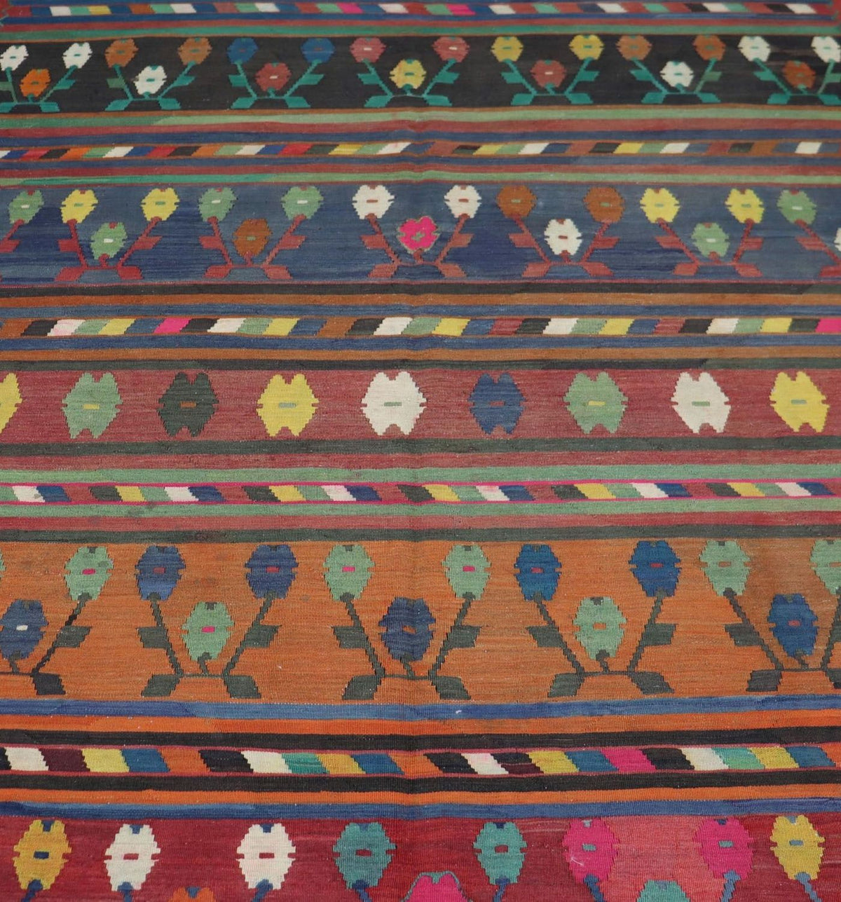 Tapis Kelim - Oriental - 244 x 174 cm - multicolore