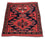 Tapis afghan - 154 x 126 cm - rouge