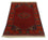 Tapis afghan - 180 x 126 cm - rouge