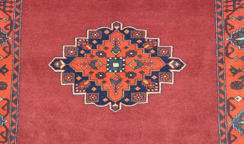 Tapis afghan - 180 x 126 cm - rouge
