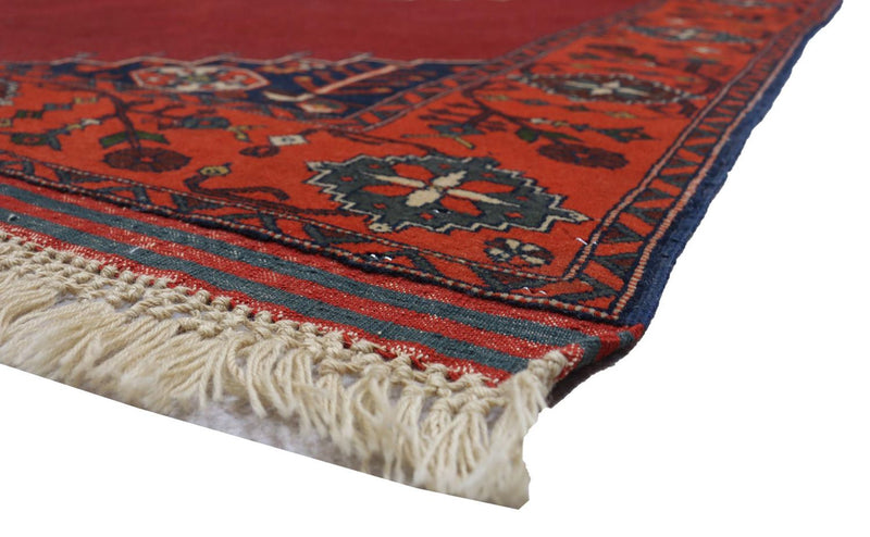 Tapis afghan - 180 x 126 cm - rouge
