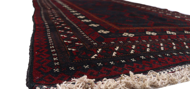 Tapis Belutsch - 191 x 115 cm - rouge foncé