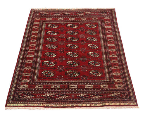Tapis afghan - 180 x 130 cm - rouge