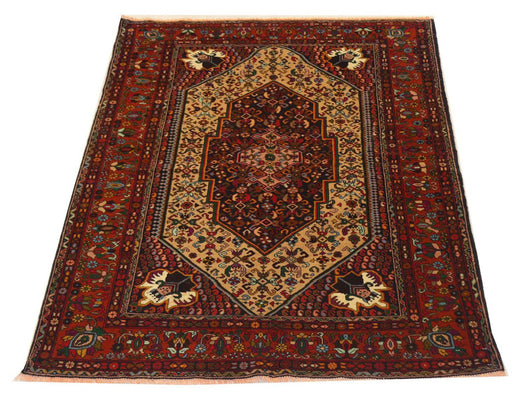Tapis afghan - 187 x 125 cm - rouge
