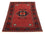 Tapis afghan - 190 x 129 cm - rouge