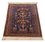 Tapis afghan - 136 x 95 cm - bleu