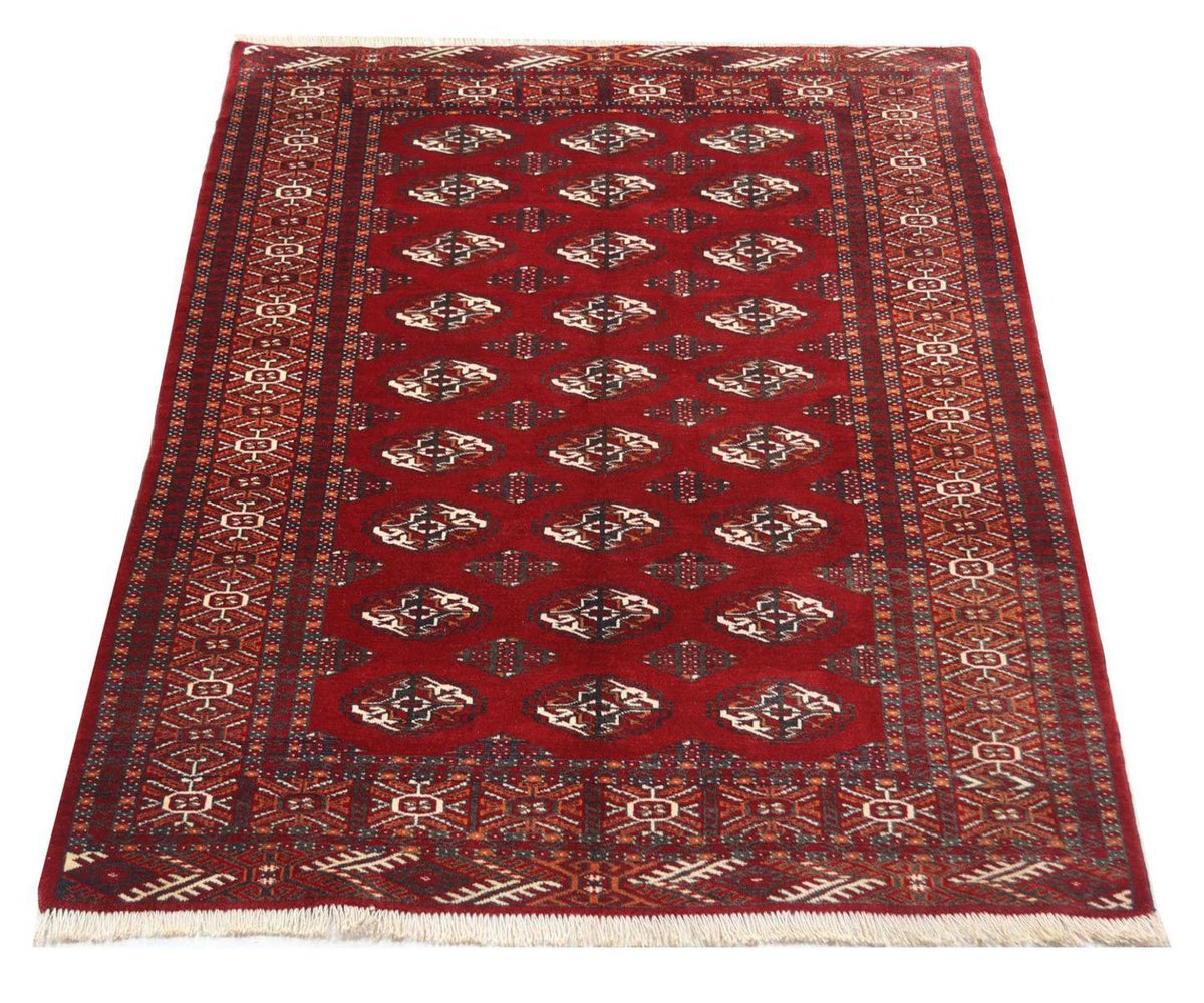 Tapis afghan - 165 x 120 cm - rouge