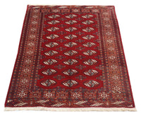 Tapis afghan - 165 x 120 cm - rouge