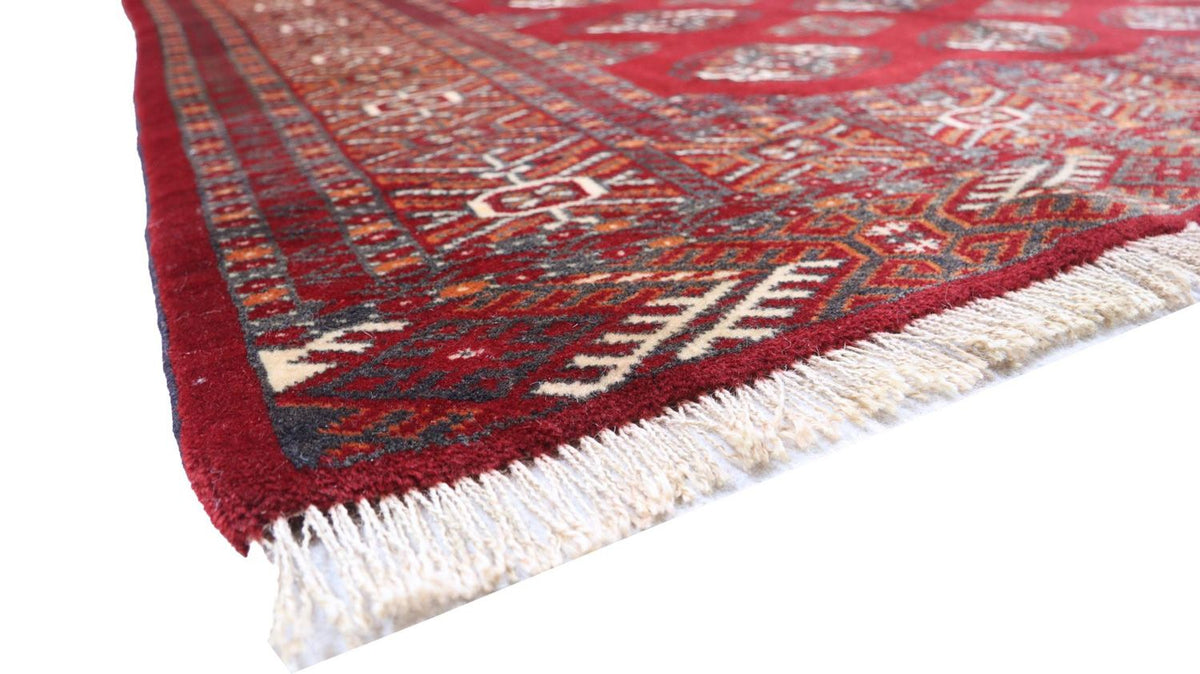 Tapis afghan - 165 x 120 cm - rouge