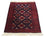 Tapis afghan - 173 x 117 cm - rouge foncé