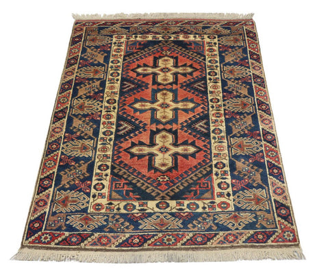 Tapis oriental - 192 x 120 cm - rouille