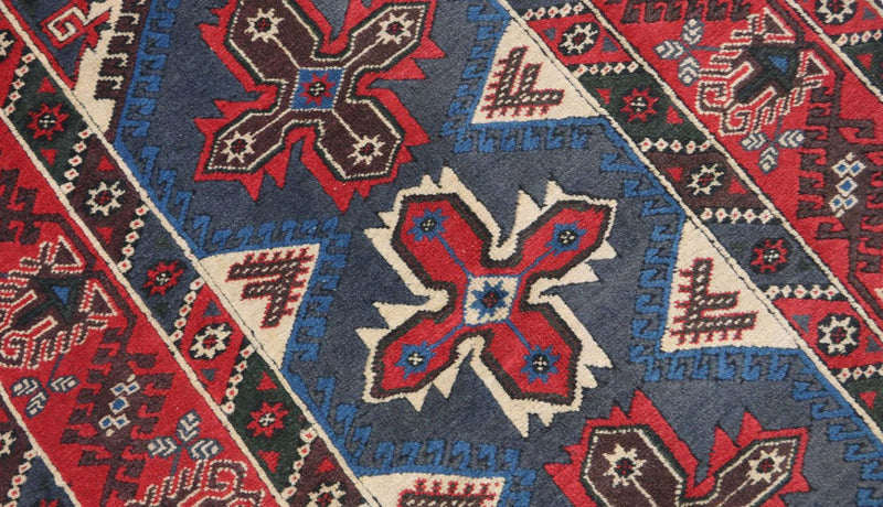 Tapis oriental - 184 x 119 cm - rouge