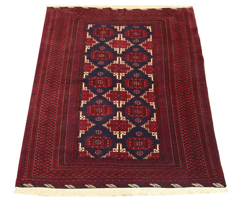 Tapis Belutsch - 205 x 127 cm - rouge foncé