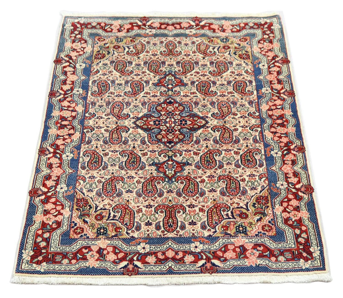 Tapis persan - Classique - 143 x 100 cm - bleu
