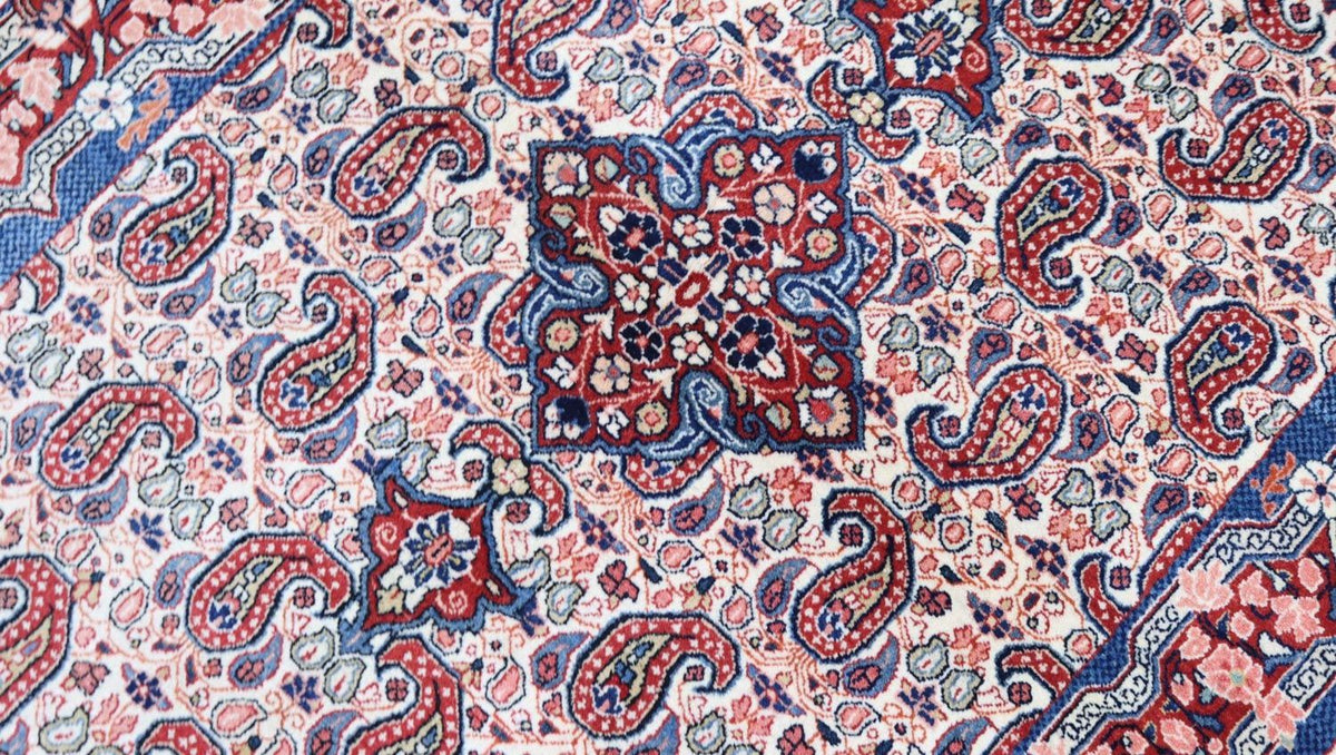 Tapis persan - Classique - 143 x 100 cm - bleu