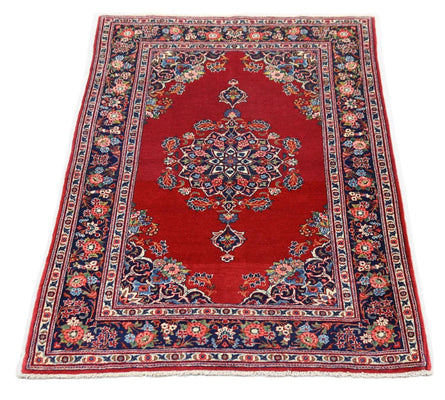 Tapis persan - Keshan - 154 x 101 cm - rouge