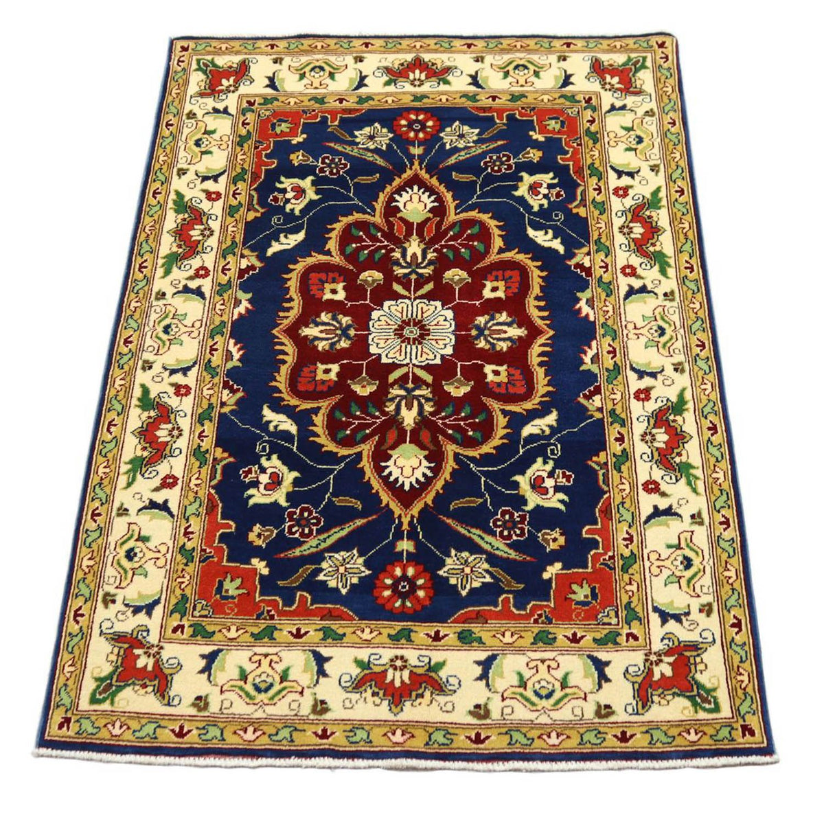 Tapis Ziegler - 152 x 102 cm - bleu foncé
