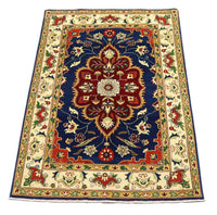 Tapis Ziegler - 152 x 102 cm - bleu foncé