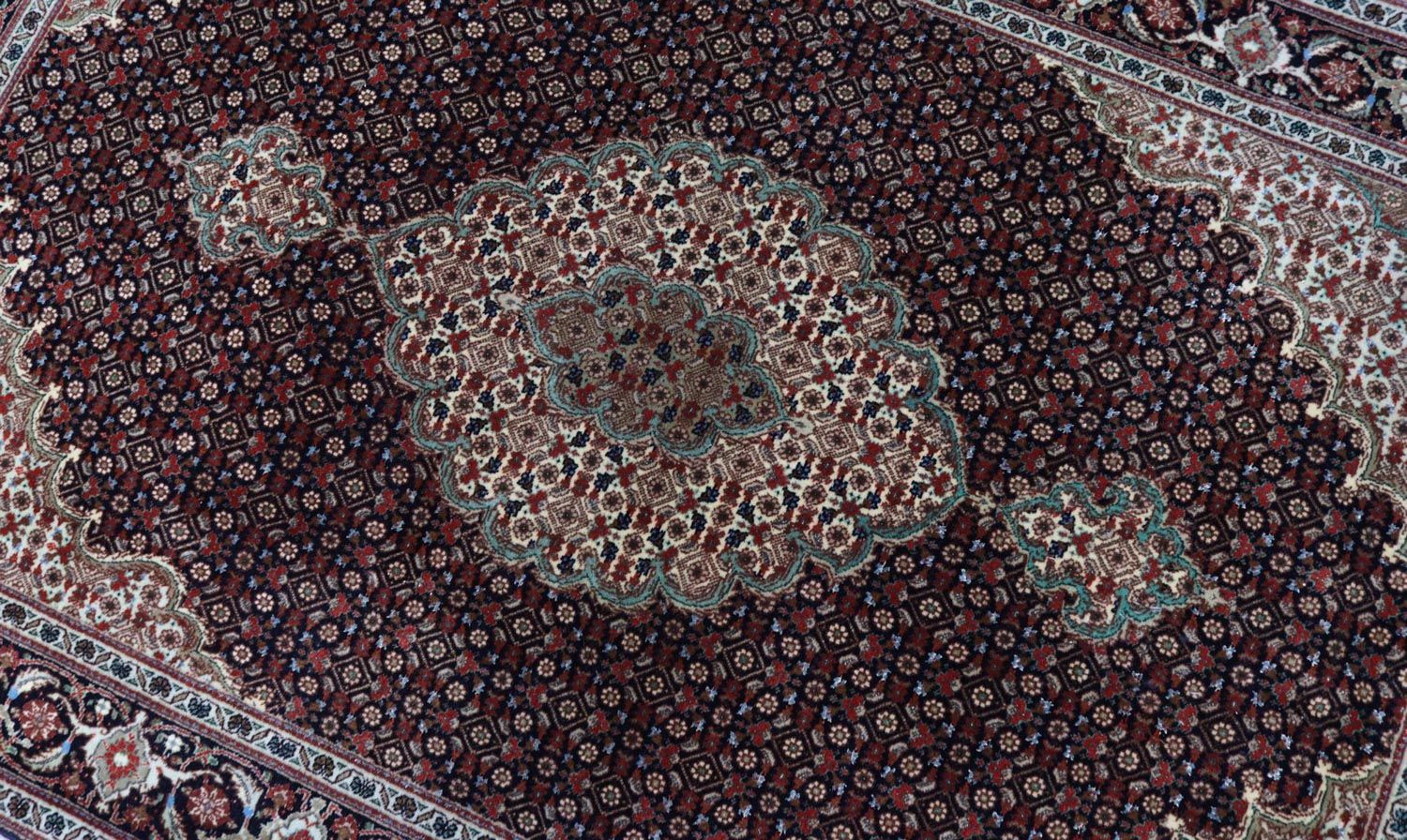 Tapis persan - Tabriz - Royal - 154 x 104 cm - noir
