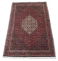 Tapis persan - Bidjar - 178 x 109 cm - rouge foncé