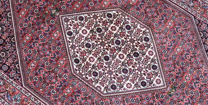 Tapis persan - Bidjar - 178 x 109 cm - rouge foncé
