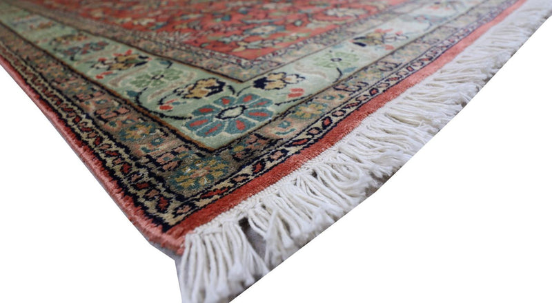 Tapis en soie - Soie du Cachemire - 153 x 80 cm - rouge