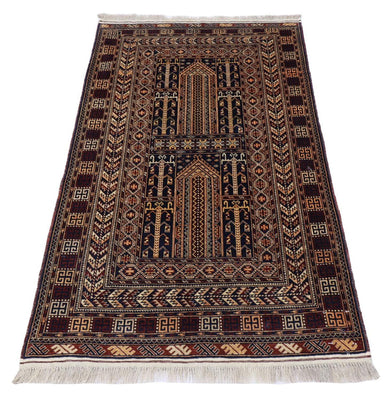 Tapis Belutsch - 155 x 95 cm - noir