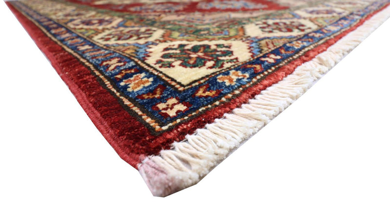 Tapis Ziegler - Kazak - 155 x 102 cm - rouge foncé