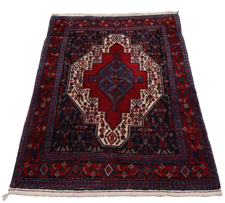 Tapis persan - Classique - 150 x 116 cm - bleu foncé