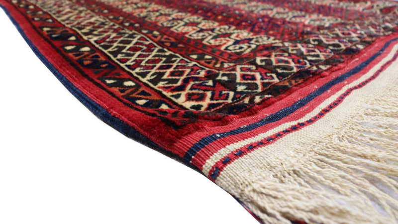 Tapis Belutsch - 116 x 95 cm - rouge foncé
