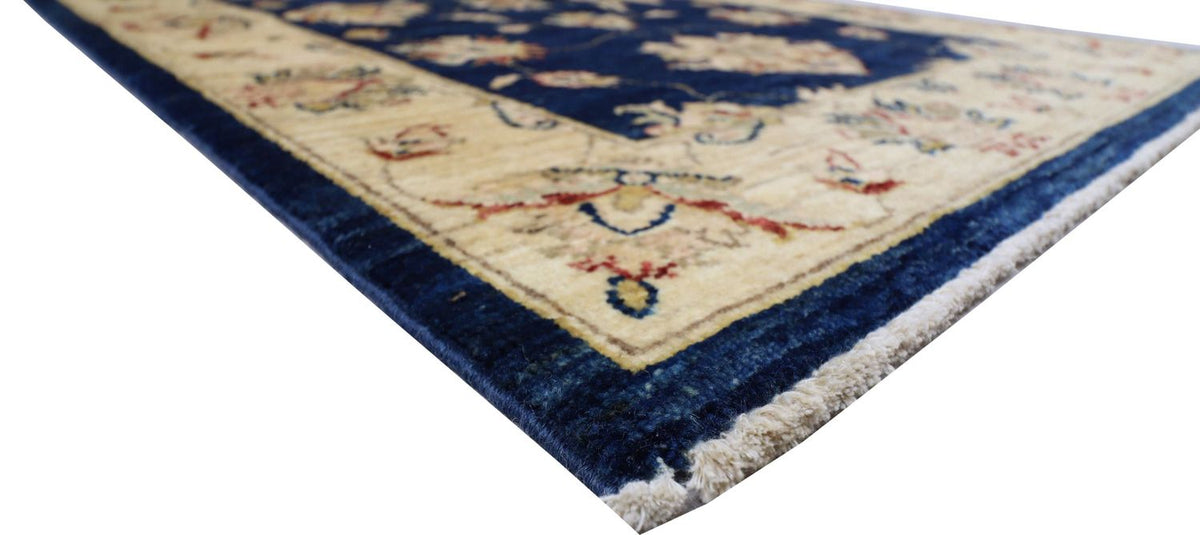 Tapis Ziegler - 120 x 78 cm - bleu foncé