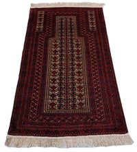 Tapis Belutsch - 156 x 88 cm - rouge foncé