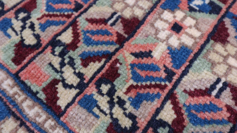Tapis afghan - Boukhara - 75 x 56 cm - bleu